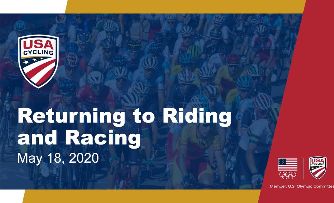 USA Cycling COVID-19 Event Resources Webinar