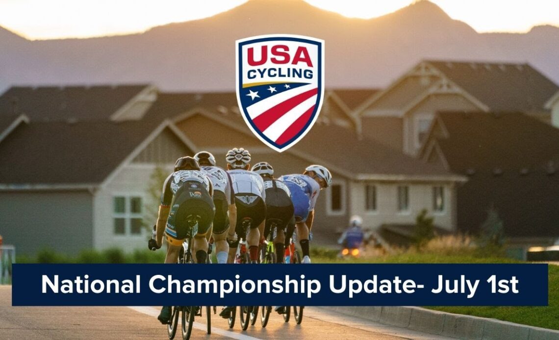 USA Cycling National Championship Update- July 1st 2020