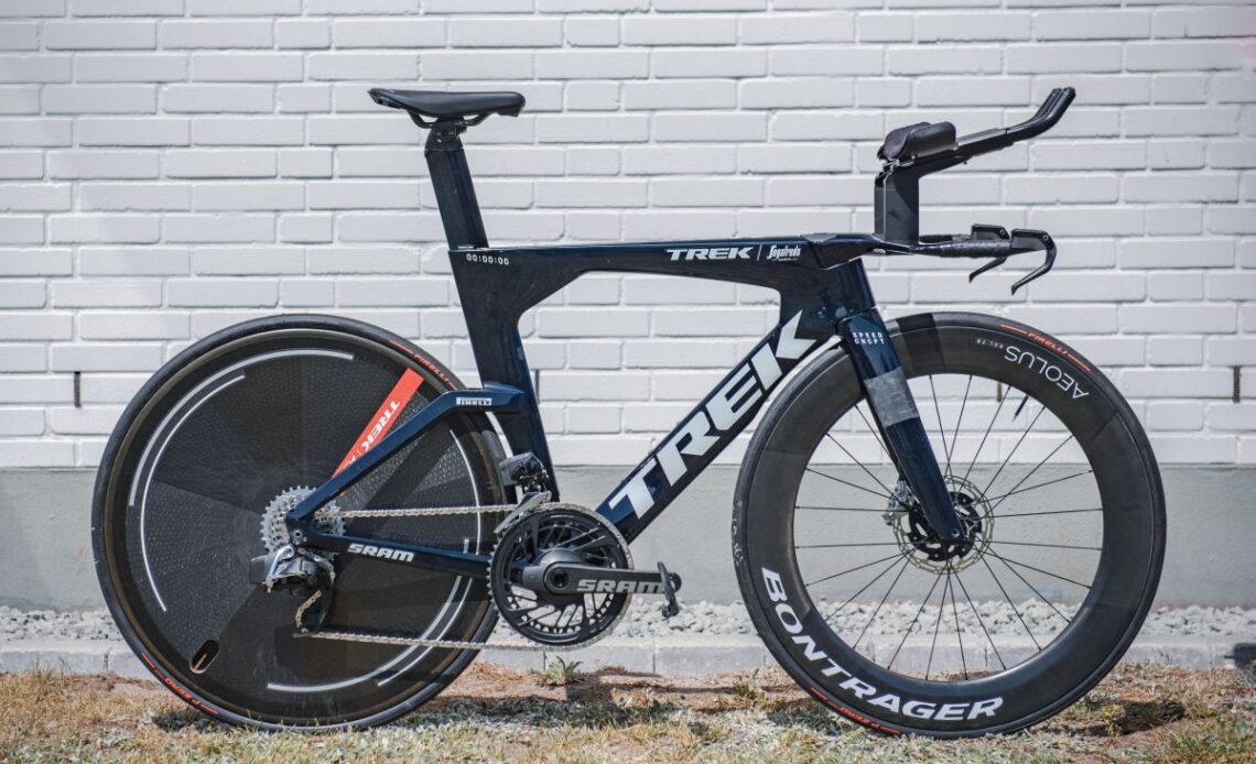 Up close with the new Trek Speed Concept: Tom Skujins' time trial bike at the Tour de France