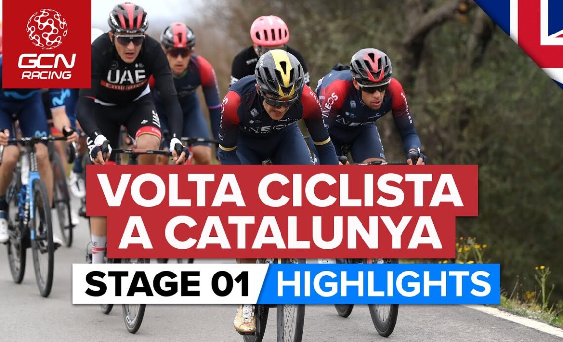 Uphill Sprint To The Line! | Volta A Catalunya 2022 Stage 1 Highlights