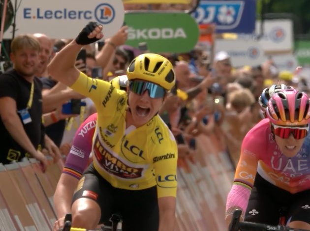 Vos the boss: yellow jersey wins Tour de France Femmes Stage 6
