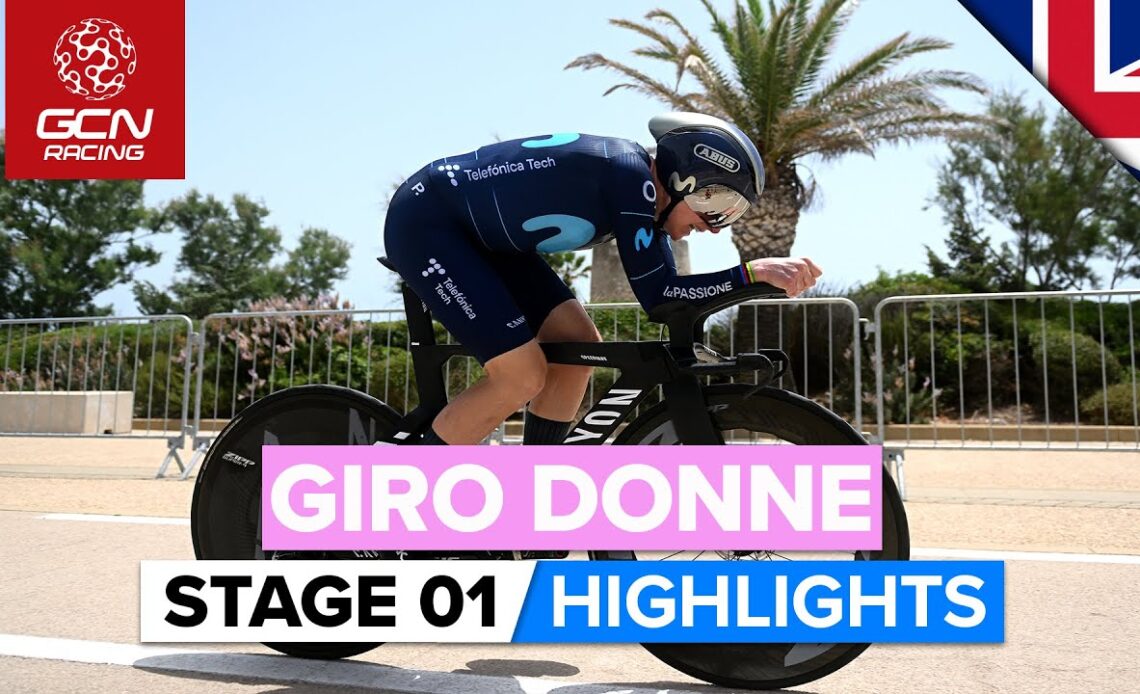 Who Will Wear Maglia Rosa After Opening TT?  | Giro Donne 2022 Stage 1 Highlights