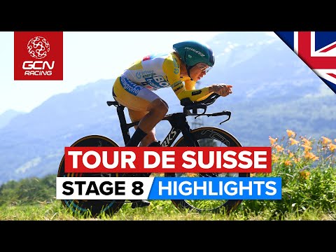 Will The GC Change After Final TT? | Tour De Suisse 2022 Men's Stage 8 Highlights