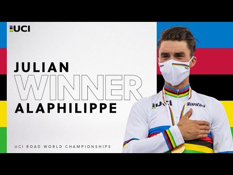 Winning rainbow stripes with Julian Alaphilippe | UCI Road World Championships