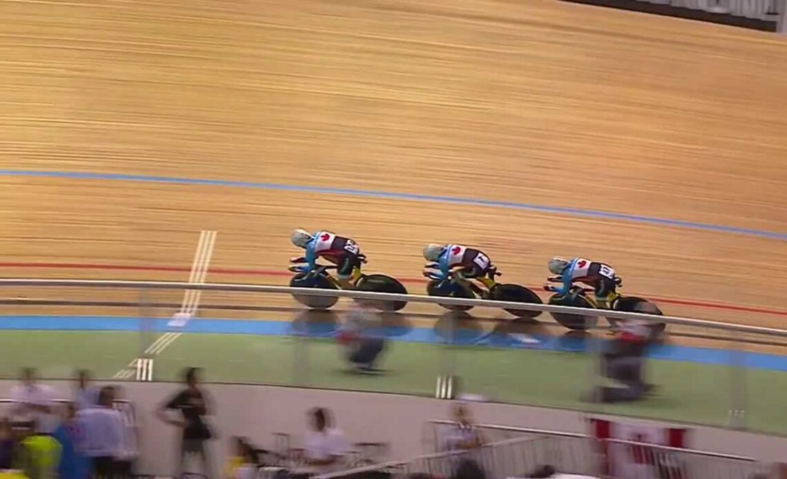 Women's Team Pursuit Gold Finals -  2014 Track World Championships, Cali, Colombia