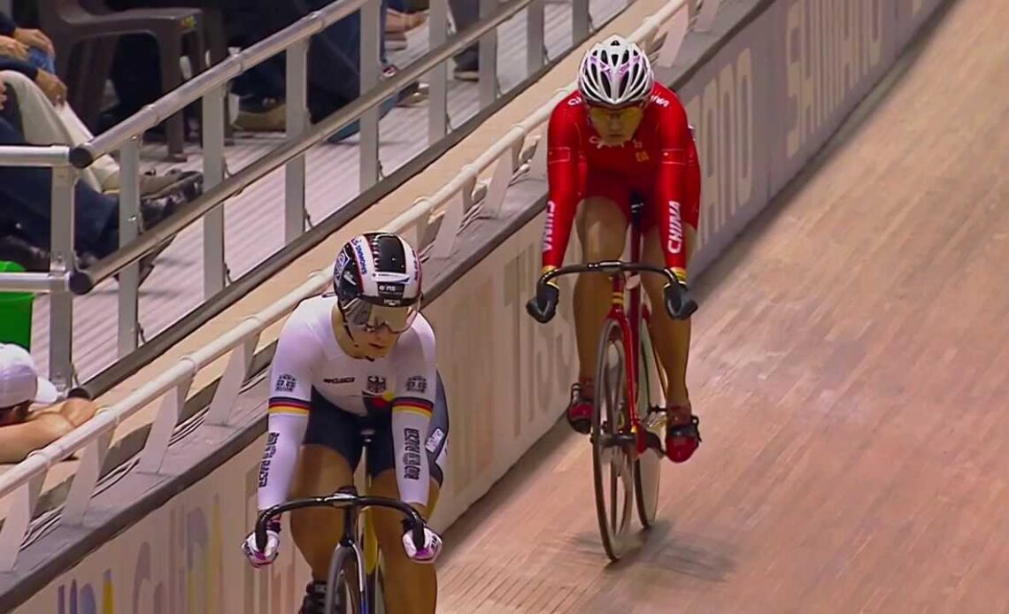 Womens Sprint Final -  2014 UCI Track Worlds