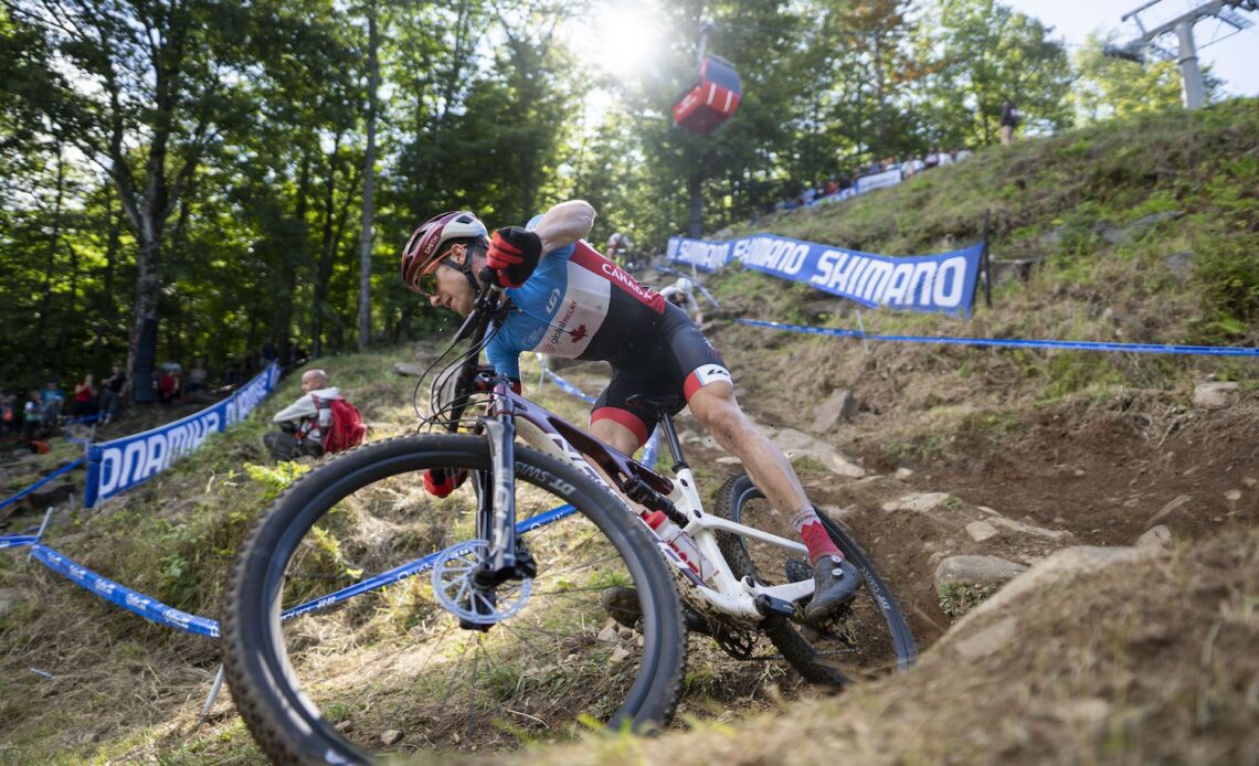 Canada opens 2022 mtb worlds with seventh at XC Relay