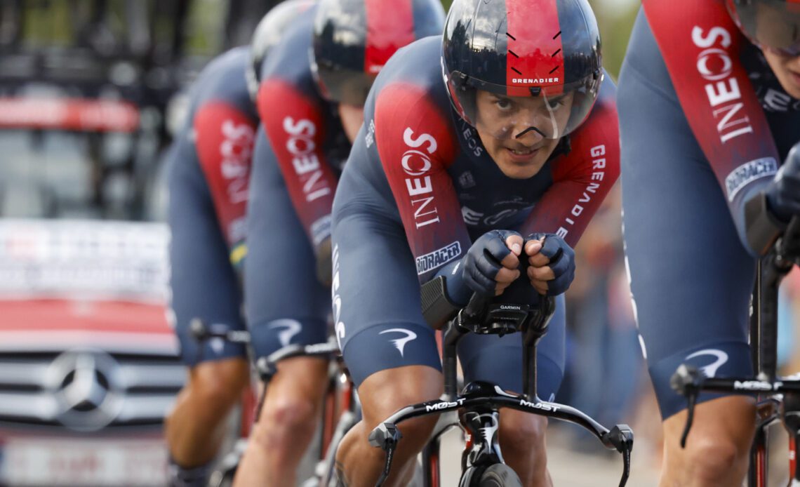 Carapaz satisfied after limiting losses on Roglic and Jumbo in opening TTT at Vuelta