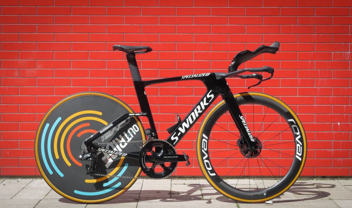 Close up with Remco Evenepoel’s stage-winning Specialized S-Works Shiv TT bike