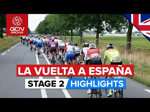 Flat Stage Leads To A Technical Finish! | Vuelta A España 2022 Stage 2 Highlights