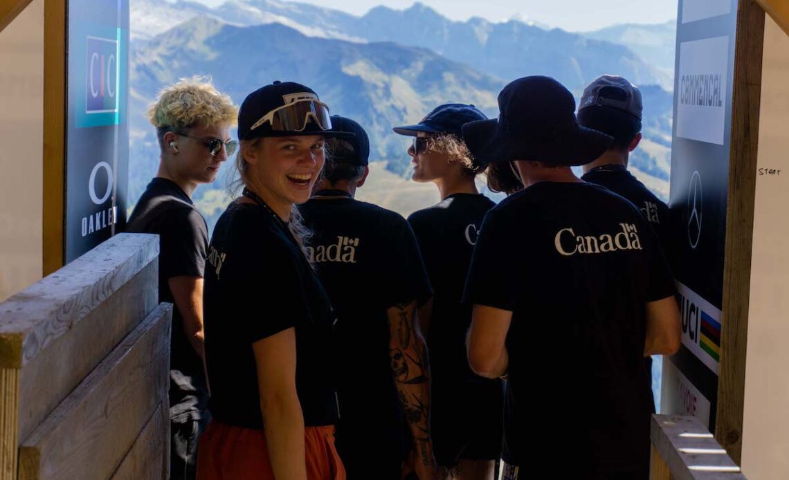 Gallery: Team Canada DH track walk at Les Gets world championsips