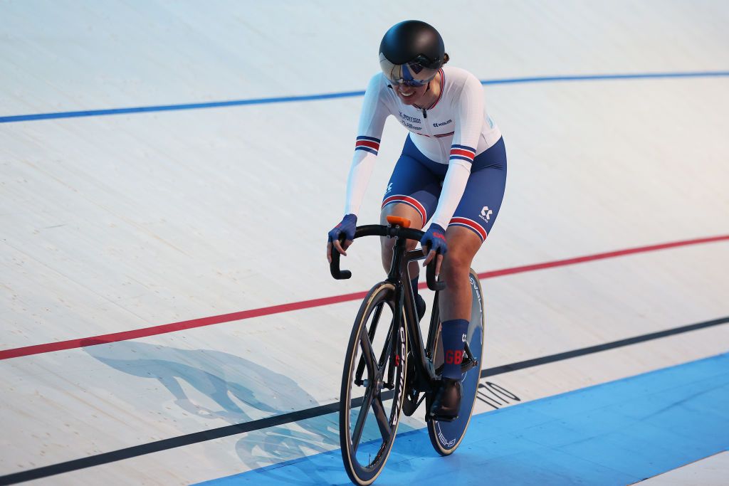 Pfeiffer Georgi takes silver after crash marred Elimination race