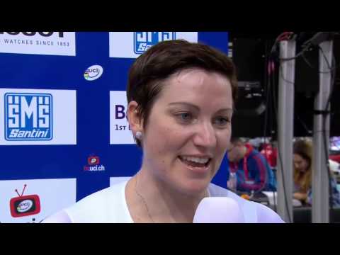 Riders Talk: Anna Meares about the onboard cameras during the 2015 UCI Track World Championships
