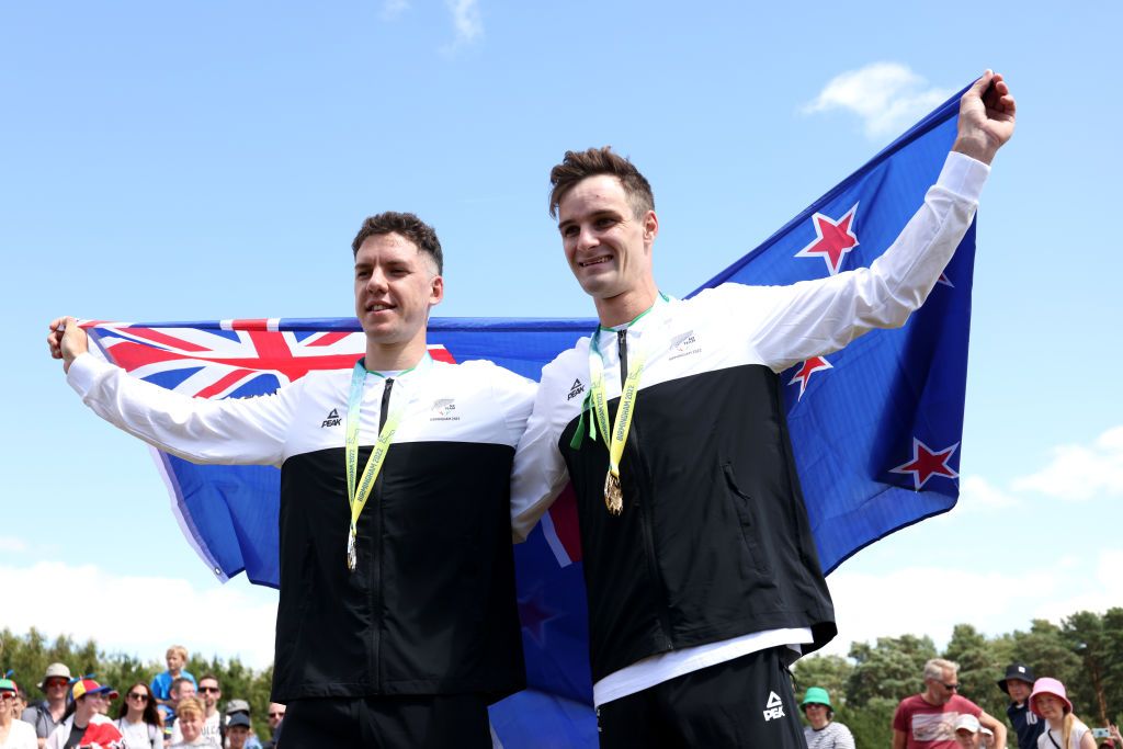 Sam Gaze leads New Zealand 1-2 in MTB at Commonwealth Games