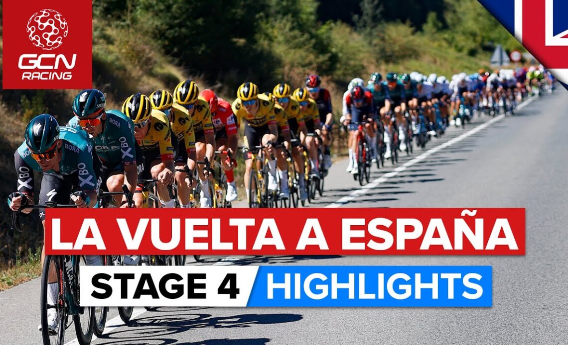 Steep Basque Climbs Make For Intense Racing!  | Vuelta A España 2022 Stage 4 Highlights