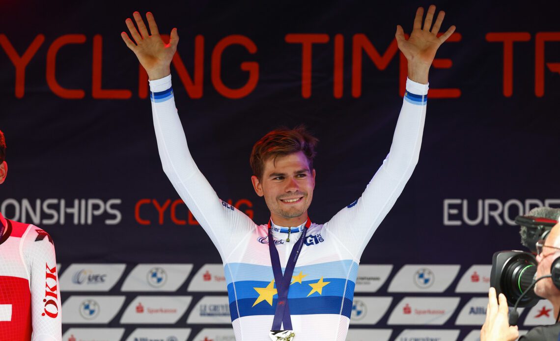 Stefan Bissegger wins European time trial title