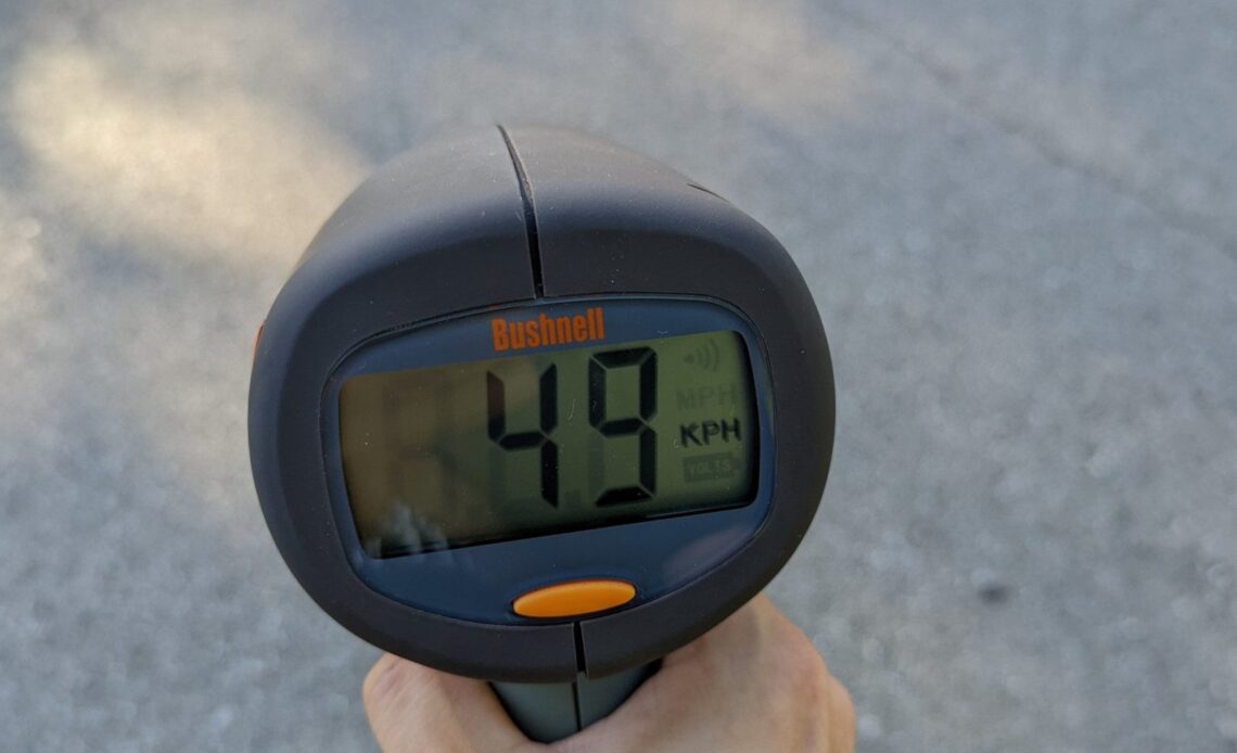 This guy took a radar gun to High Park to check the speed of cars