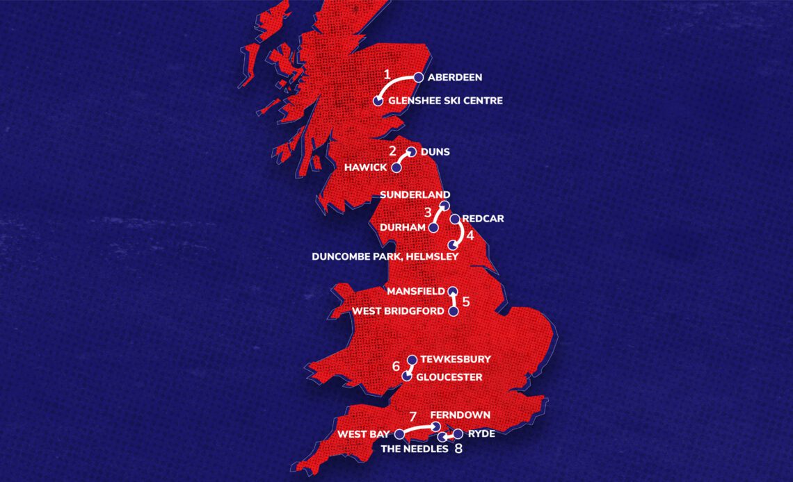 Tour of Britain 2022 route