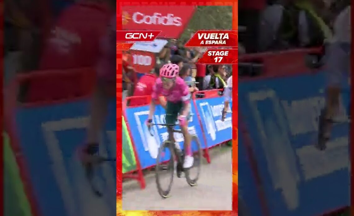 A Popular Winner On Vuelta Stage 17 #shorts