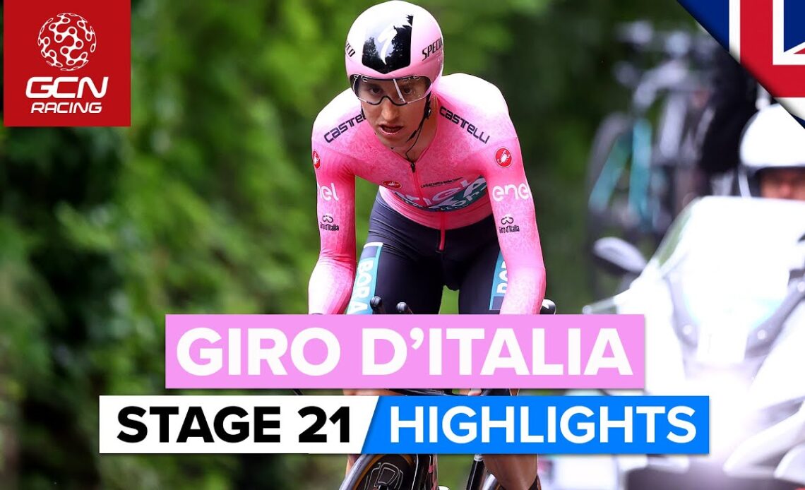 Any GC Changes On Final Stage TT? | Giro D'Italia 2022 Stage 21 Highlights
