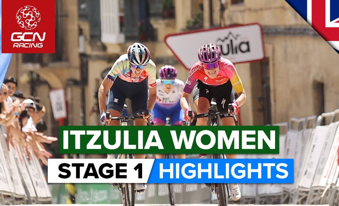 Big GC Gaps After Tough Stage | Itzulia Women 2022 Stage 1 Highlights