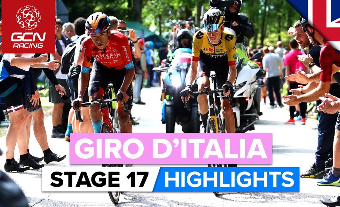 Breakaway Brilliance In The Mountains | Giro D'Italia 2022 Stage 17 Highlights