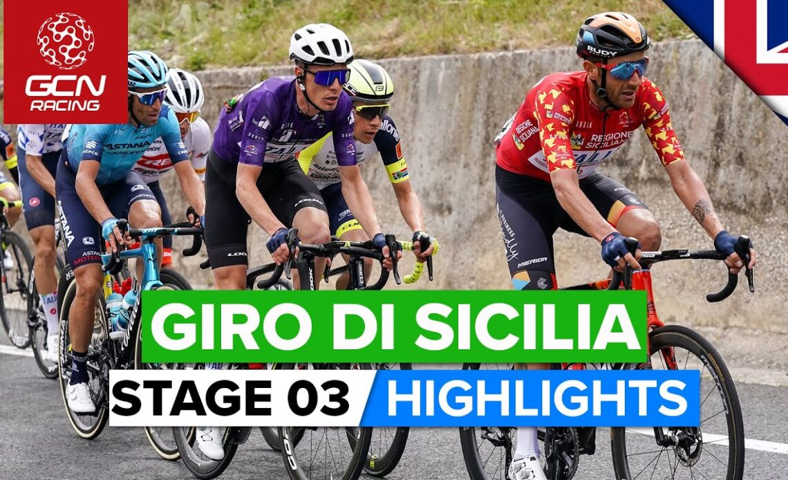 Breakaway Brilliance Leads To GC Shakeup | Tour Of Sicily 2022 Stage 3 Highlights