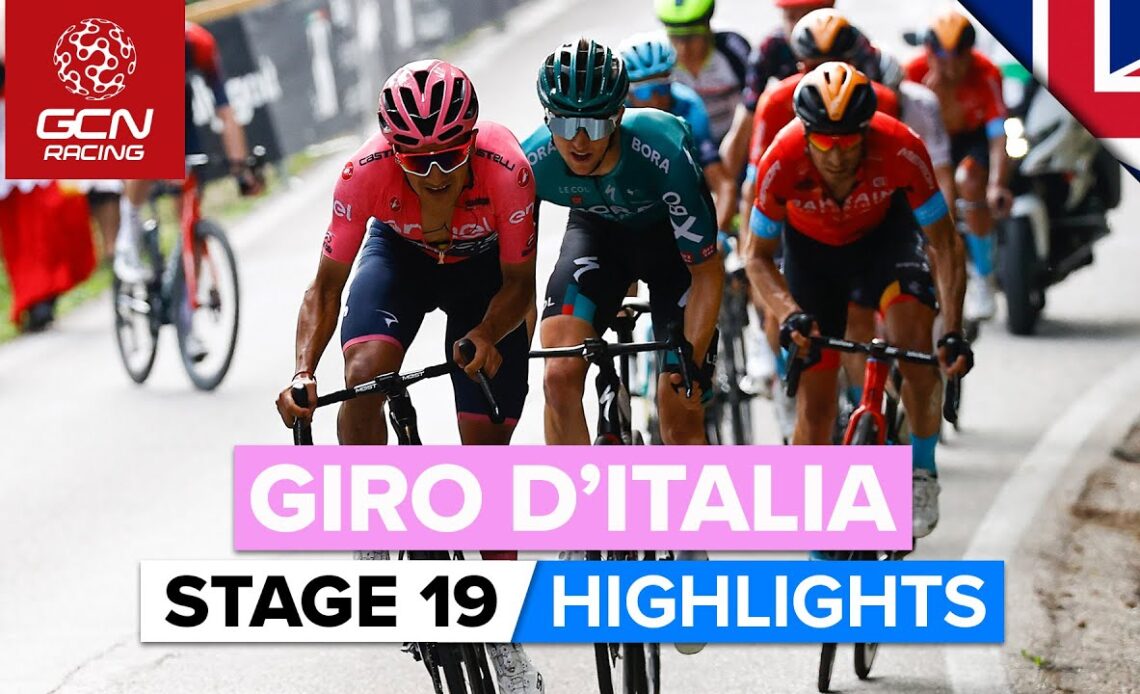 Breakaway Delight And Late Attacks | Giro D'Italia 2022 Stage 19 Highlights