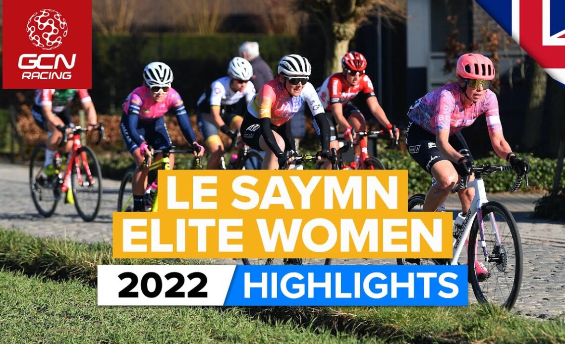 Breakaways Galore On The Cobbles! | Le Samyn Des Dames Highlights 2022