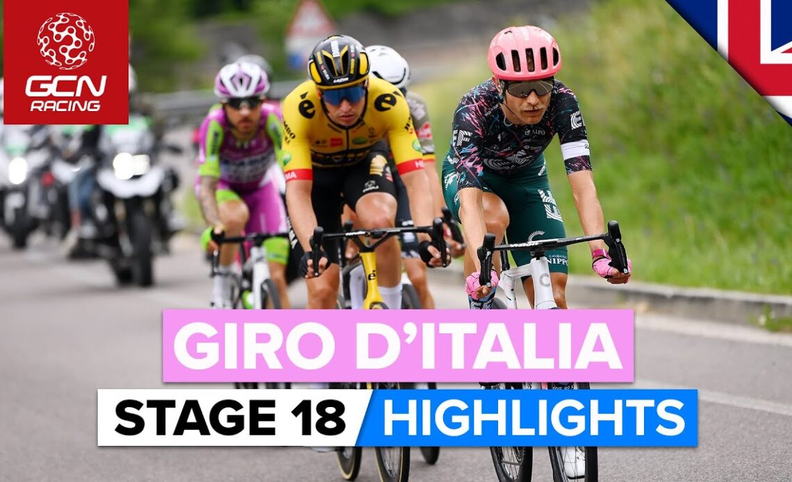 Can Breakaway Deny The Sprinters? | Giro D'Italia 2022 Stage 18 Highlights