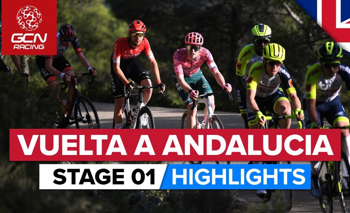 Can Breakaway Survive Steep Final Km? | Vuelta A Andalucía 2022 Stage 1 Highlights