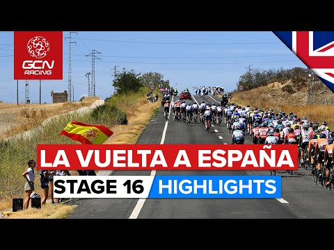 Chaos And Controversy After A Long Day In The Sun | Vuelta A España 2022 Stage 16 Highlights