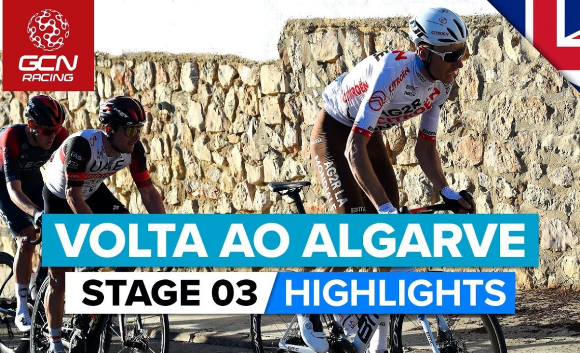 Chaotic Finale As Sprinters Battle Again! | Volta Ao Algarve 2022 Stage 3 Highlights
