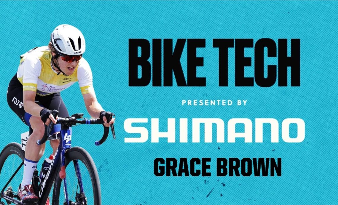 Grace Brown Bike Tech with Shimano | 2022 UCI Road World Championships