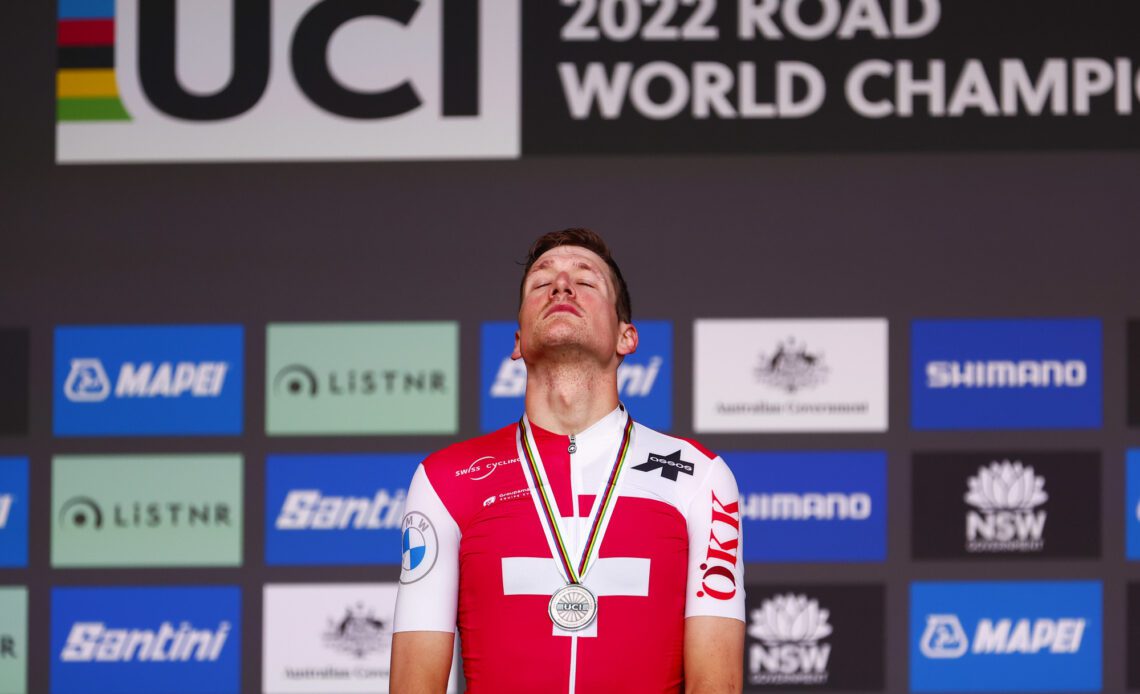 'I could cry' – Stefan Kung misses World Championships time trial title by three seconds