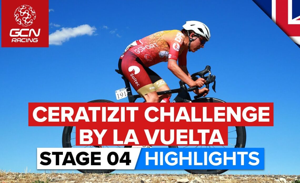 Incredible Solo Breakaway Versus Peloton | Ceratizit Challenge By La Vuelta 2022 Stage 4 Highlights