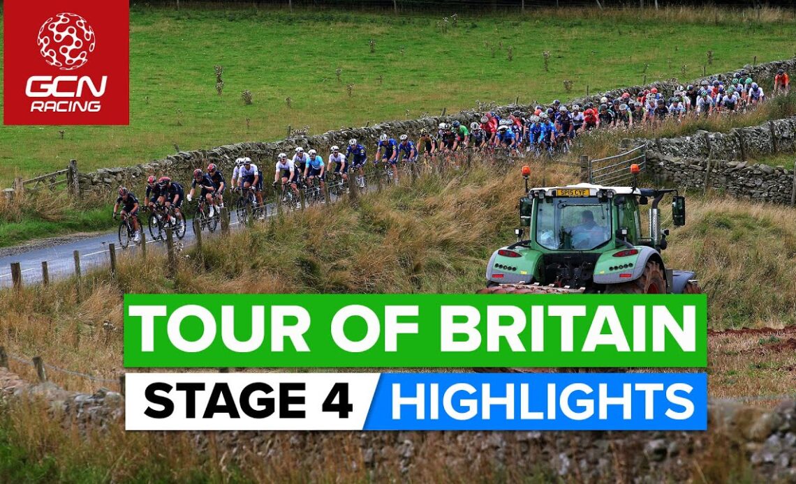 Late Attack In The Finale Causes Split | Tour Of Britain 2022 Stage 4 Highlights