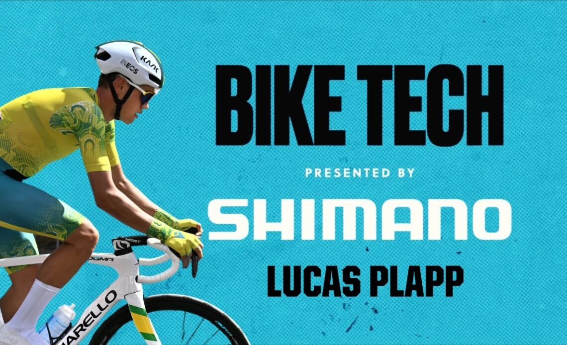 Lucas Plapp Bike Tech with Shimano | 2022 UCI Road World Championships