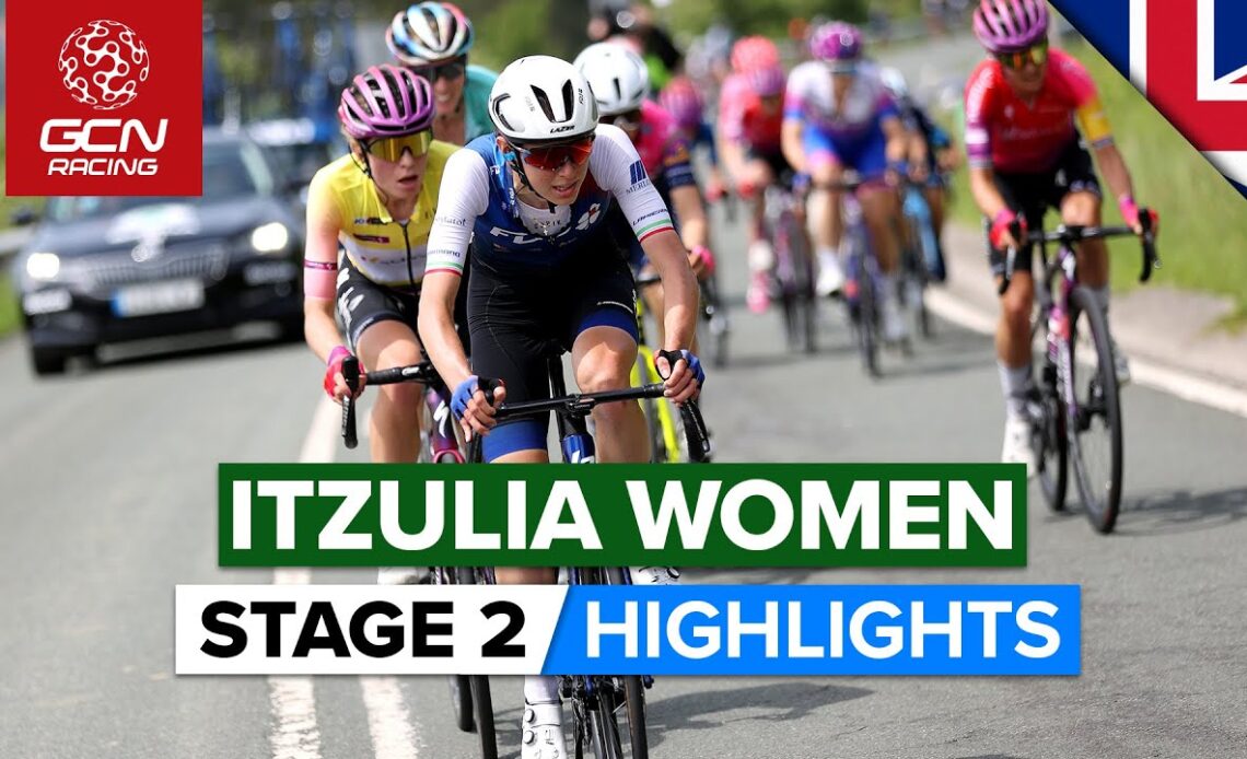 Punchy Day Of Constant Attacking! | Itzulia Women 2022 Stage 2 Highlights