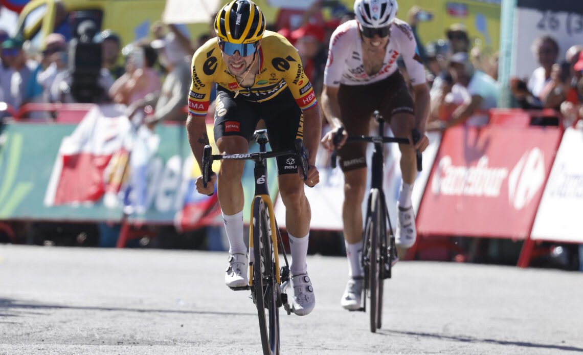 Roglic snatches more seconds from Evenepoel at Vuelta a España's highest point