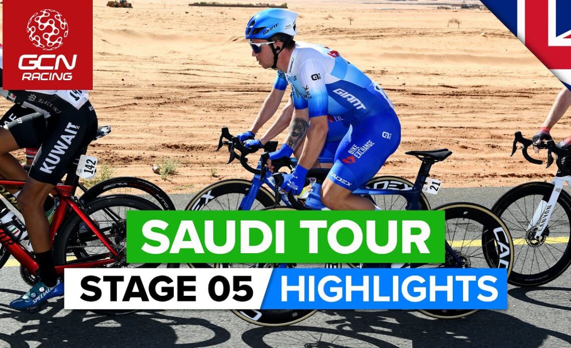 Sprinters Fight For Supremacy On Final Stage | Saudi Tour 2022 Stage 5 Highlights