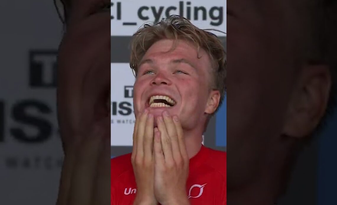 Surprise victory in men's World Championships Time Trial #shorts