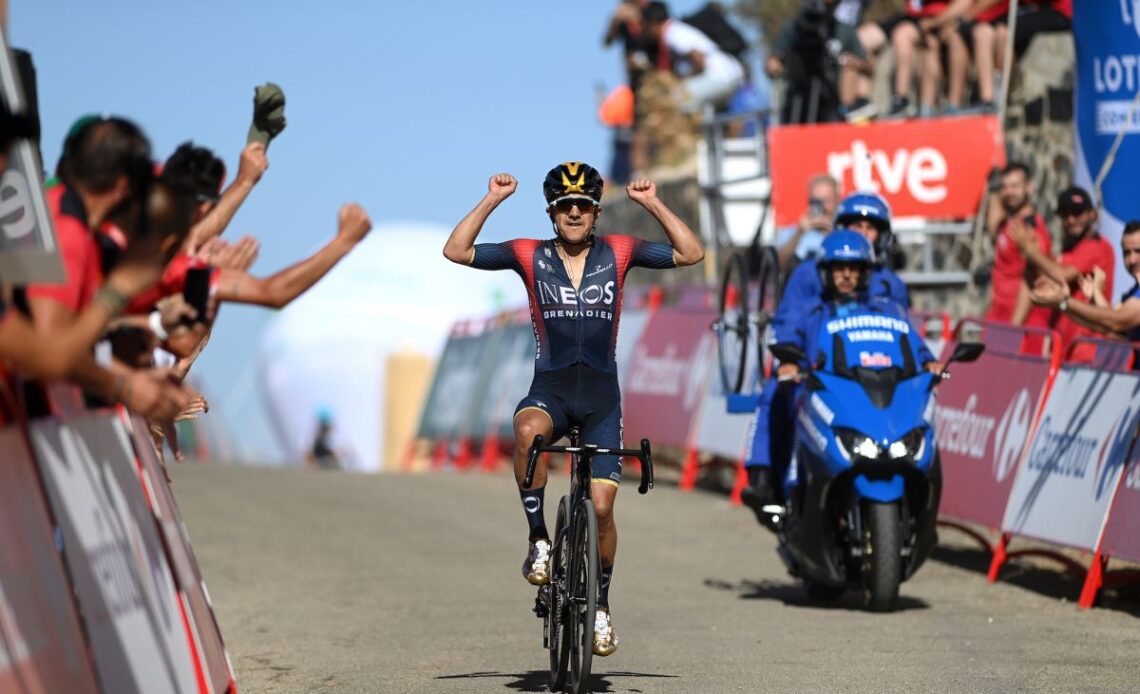 Vuelta a España 2022: Carapaz takes stage 14 victory as Evenepoel loses time to Roglič