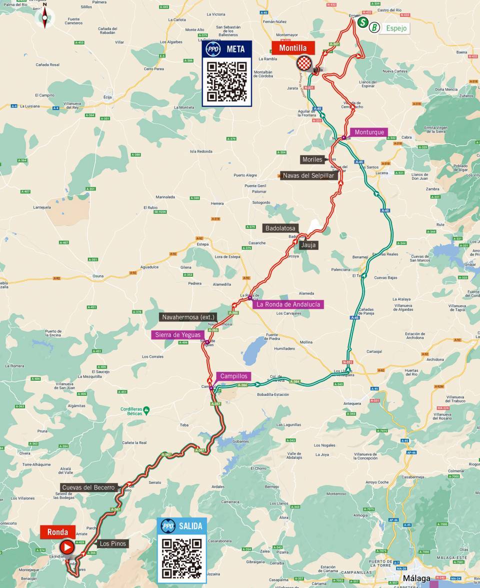 Maps and profiles of the 2022 Vuelta a Espana stages