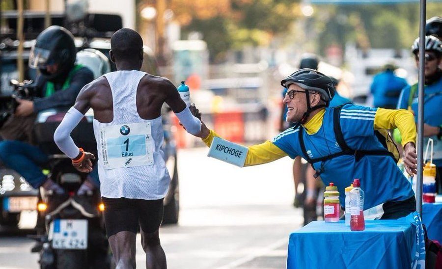 Watch the cyclist behind Eliud Kipchoge’s incredible marathon world record