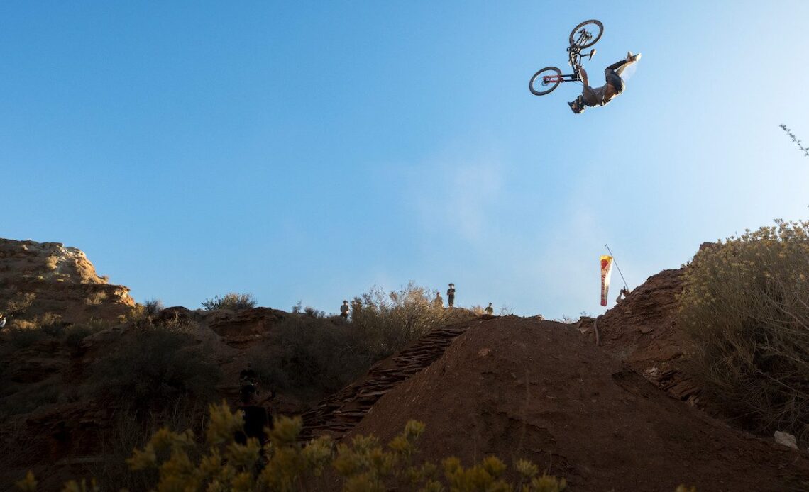 Big hits and wild tricks from practice sessions at Red Bull Rampage