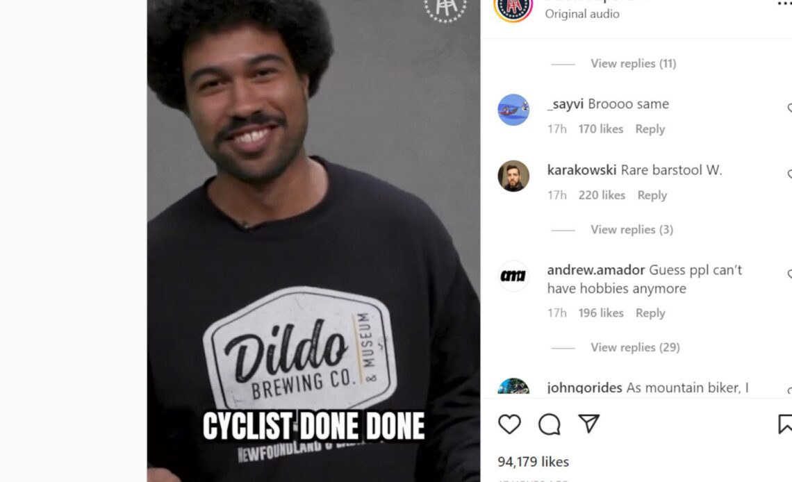 Does Barstool Sports hate cyclists?