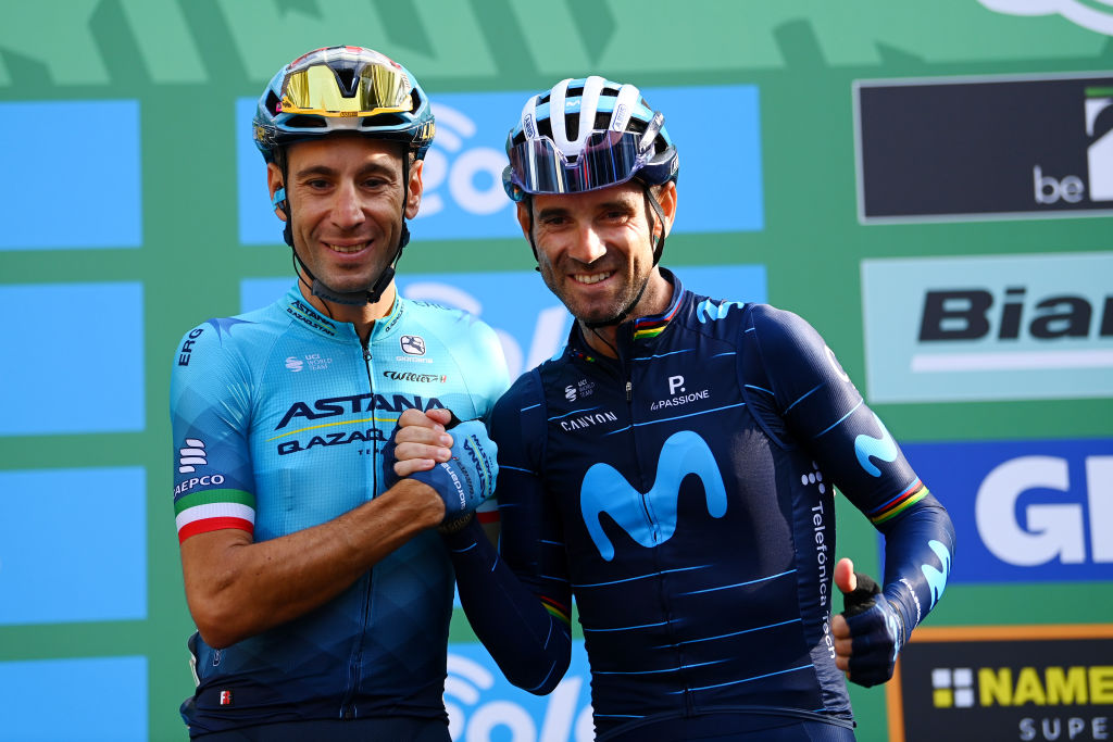 Emotional send-off for Vincenzo Nibali, Alejandro Valverde in Il Lombardia