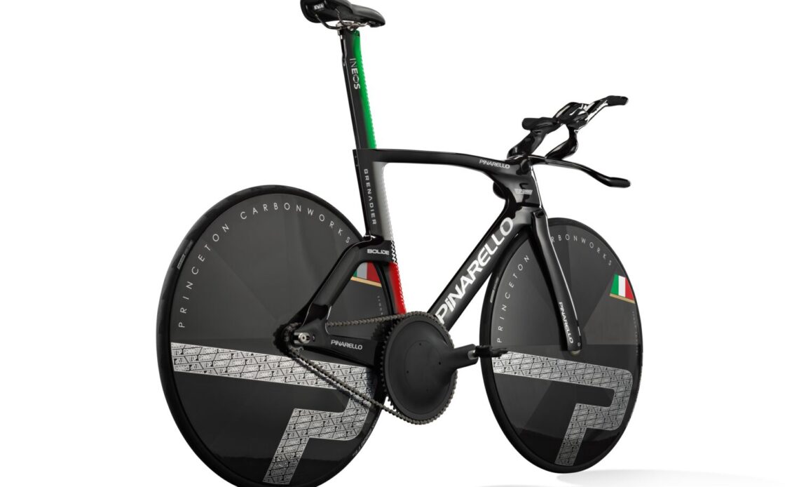 Fillippo Ganna to ride a 3D printed Pinarello Bolide F HR for his hour record attempt