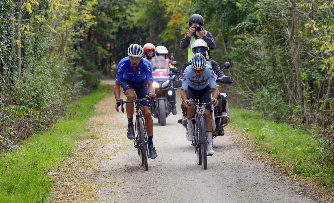 Gianni Vermeersch wins Gravel World Championships with solo attack